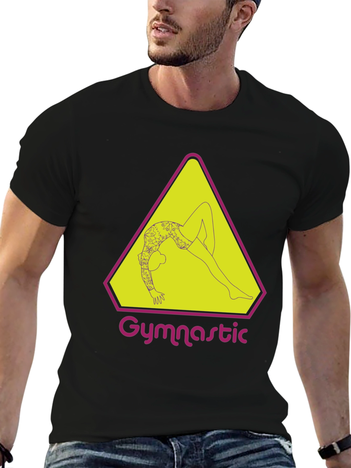 Gymnastic Graphic Tee - Artistic Athlete Design