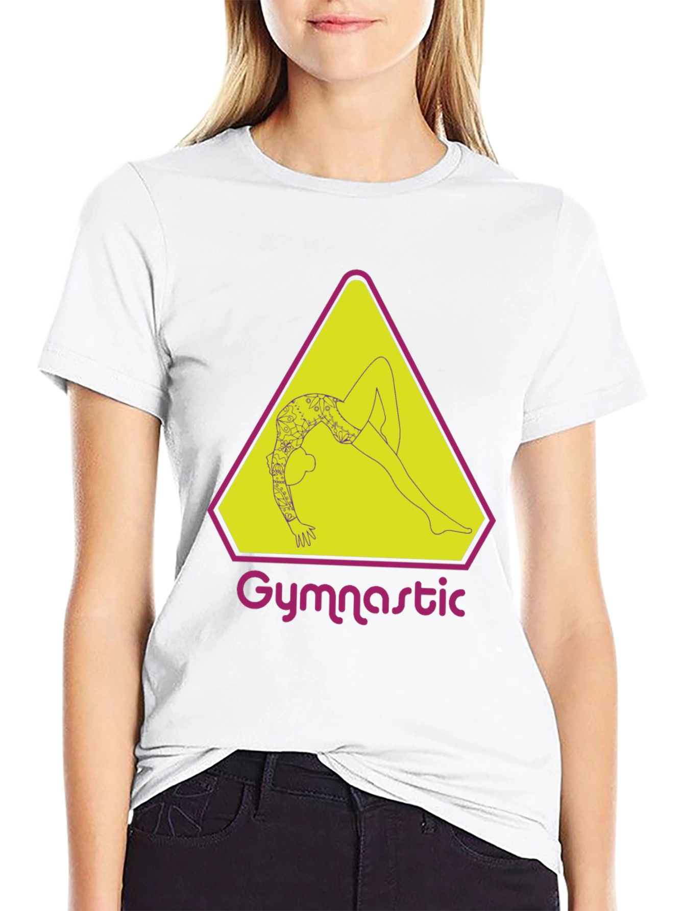 Gymnastic Graphic Tee - Artistic Athlete Design
