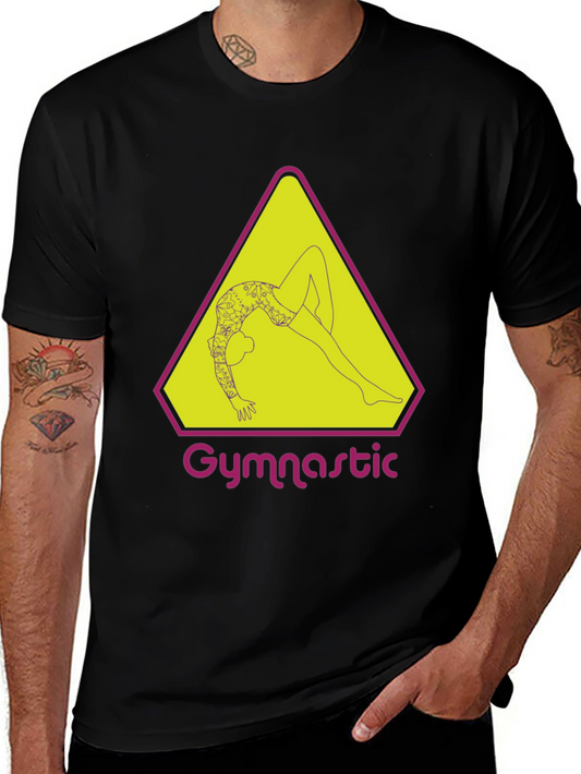 Gymnastic Graphic Tee - Artistic Athlete Design