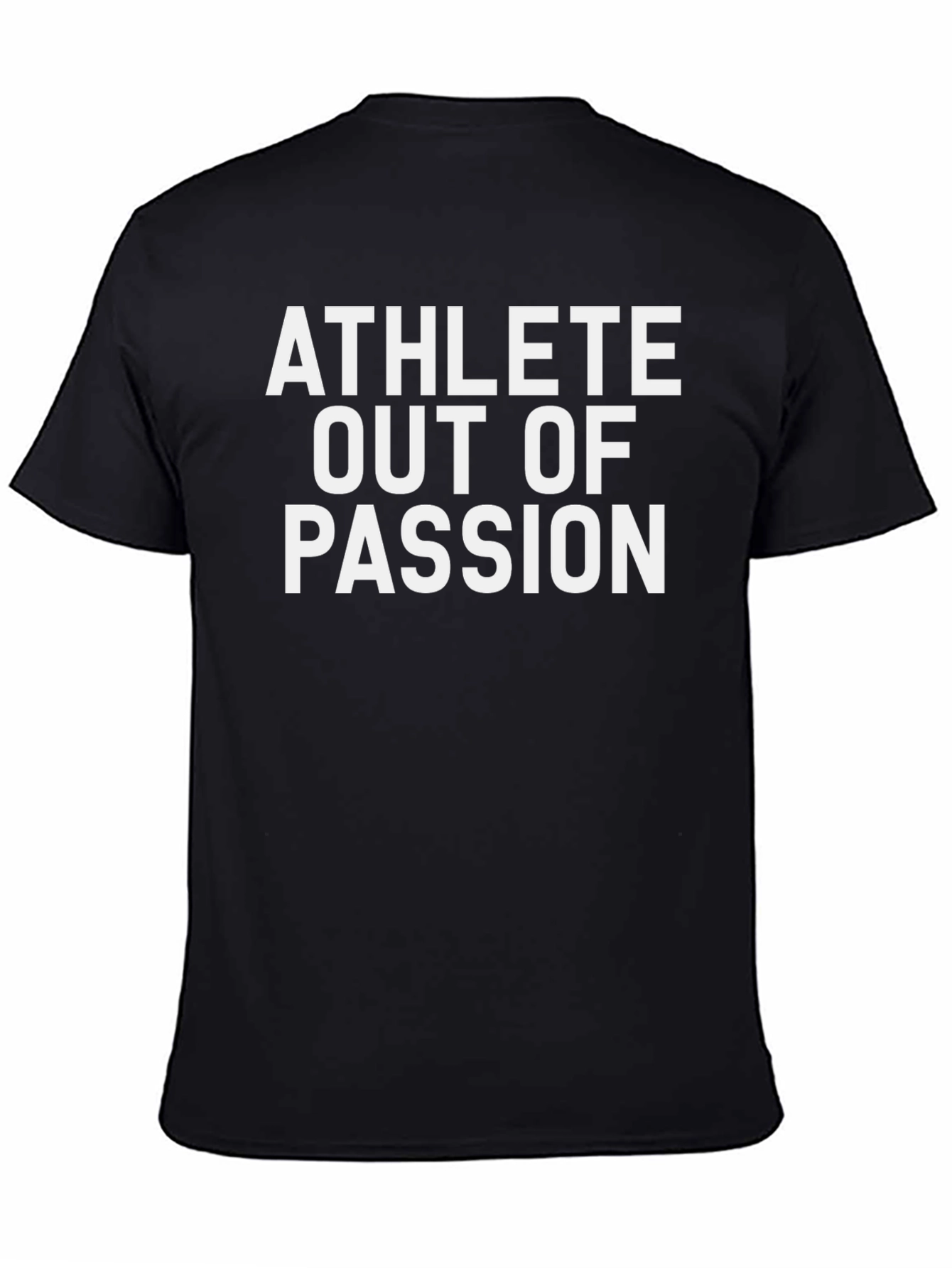 Athlete Out of Passion Black Graphic Tee