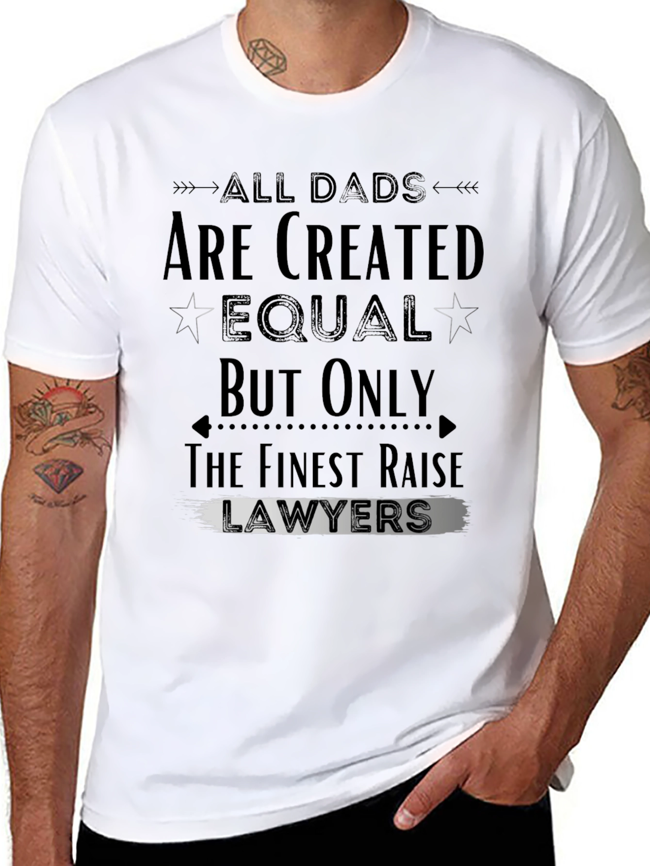 All Dads Lawyers Graphic T-Shirt