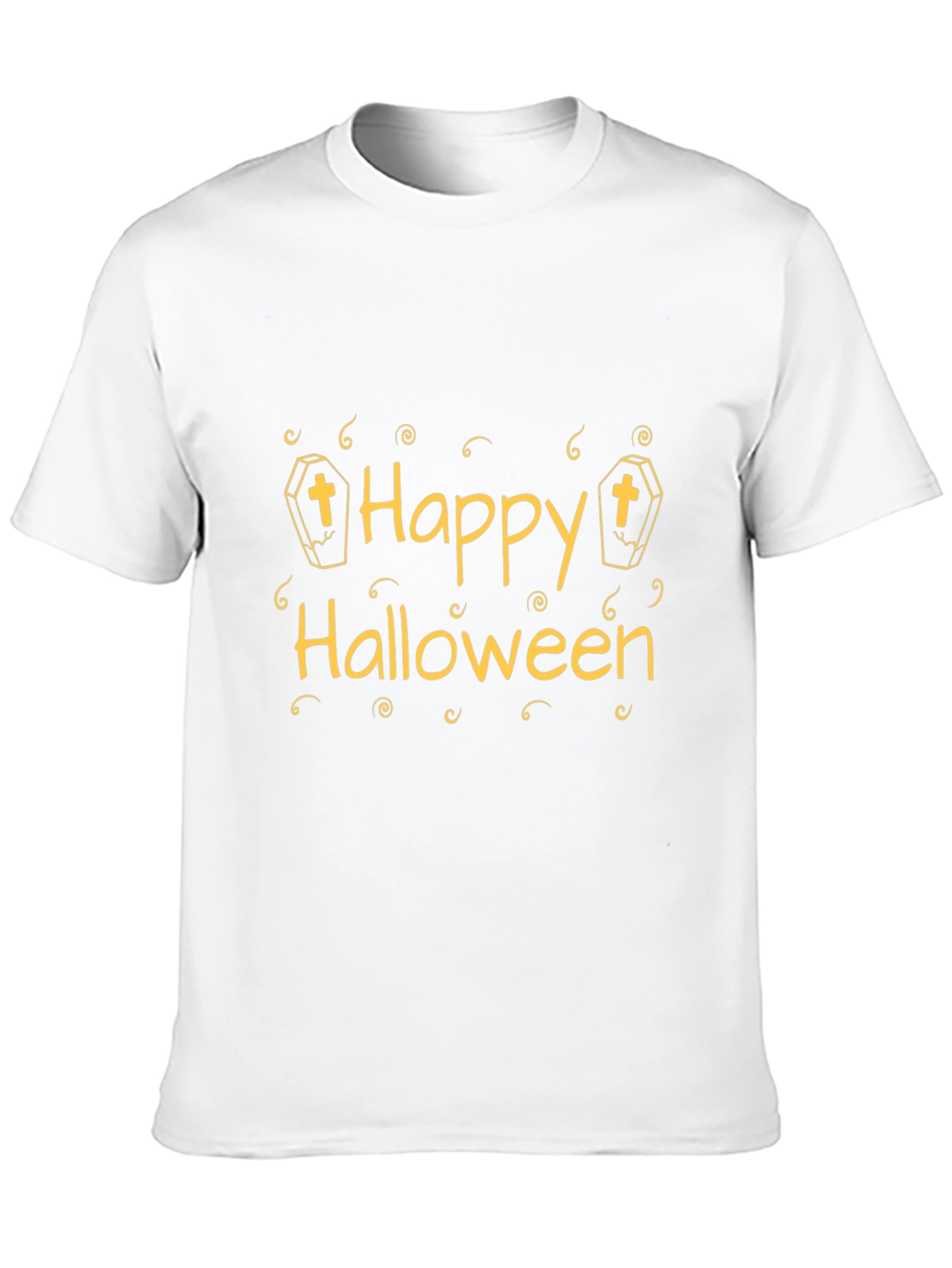 Happy Halloween Graphic Tee - Black