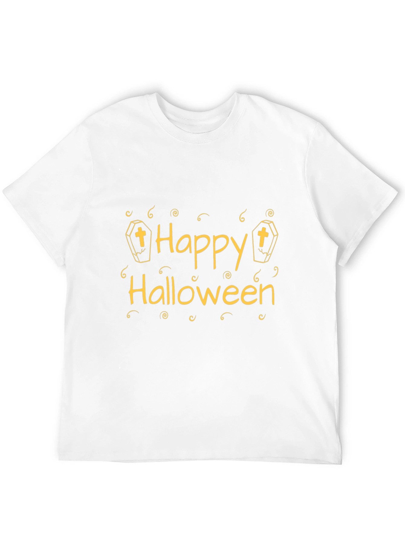 Happy Halloween Graphic Tee - Black