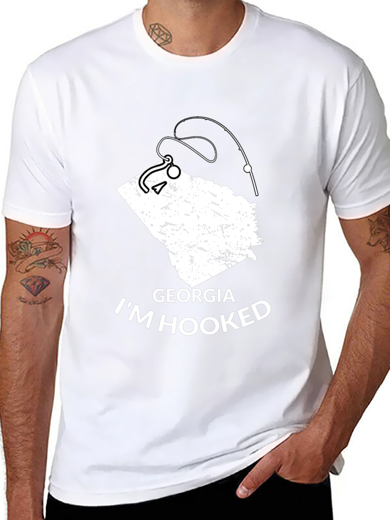 Georgia Im Hooked Fishing T-Shirt