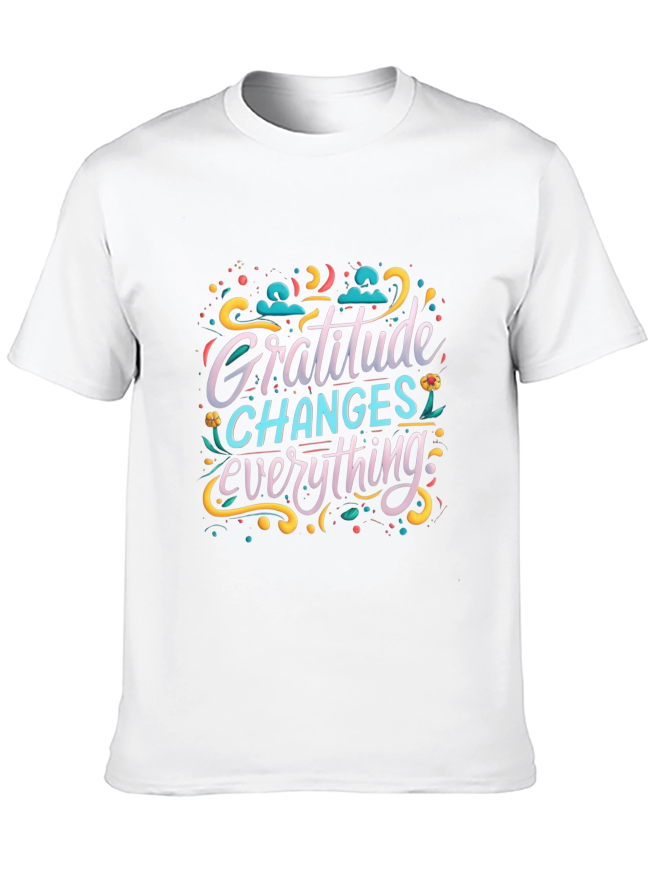 Gratitude Changes Everything Graphic Tee - Black