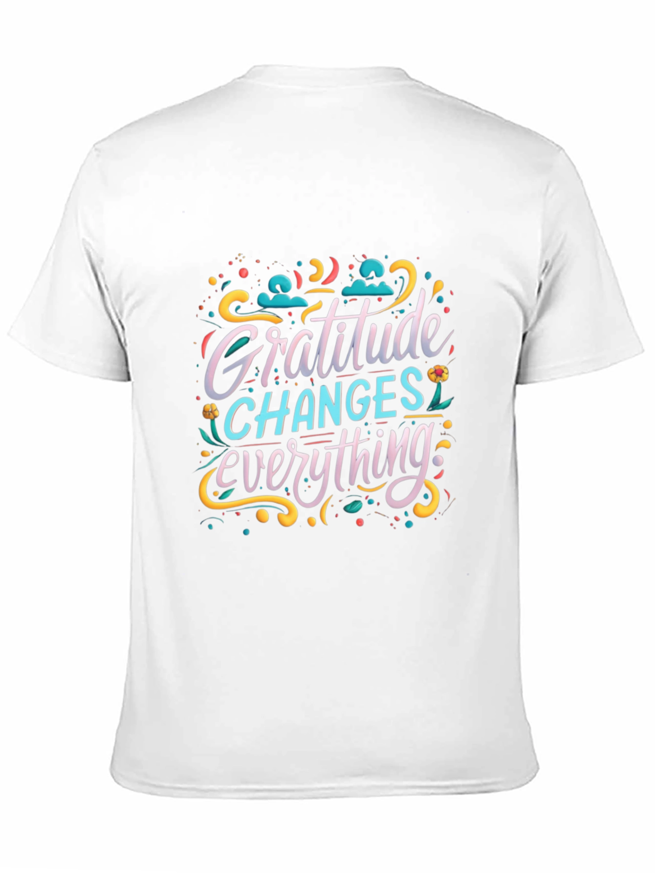 Gratitude Changes Everything Graphic Tee - Black
