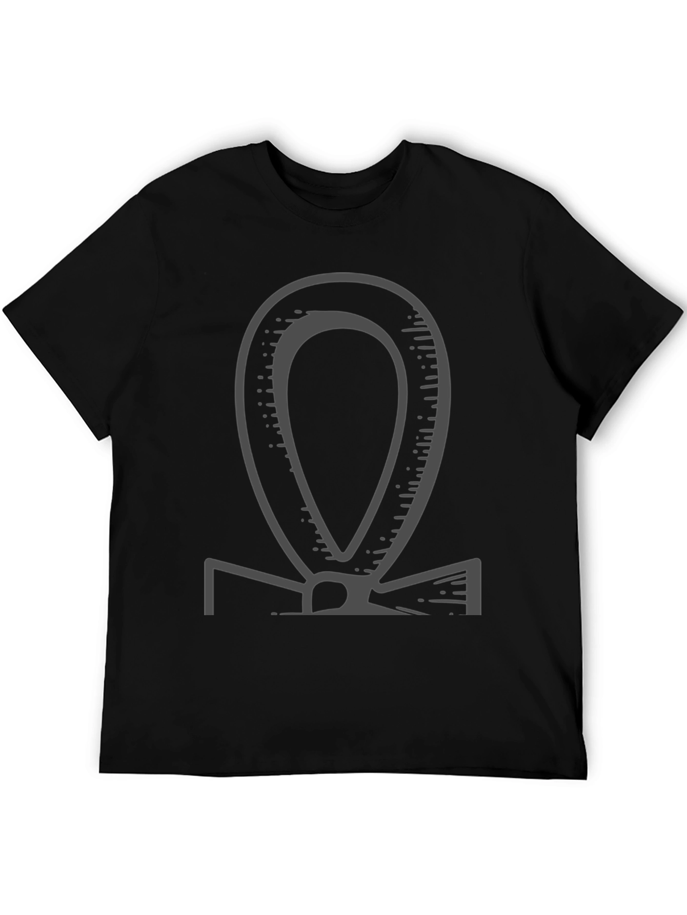 Ankh Graphic Tee - Black