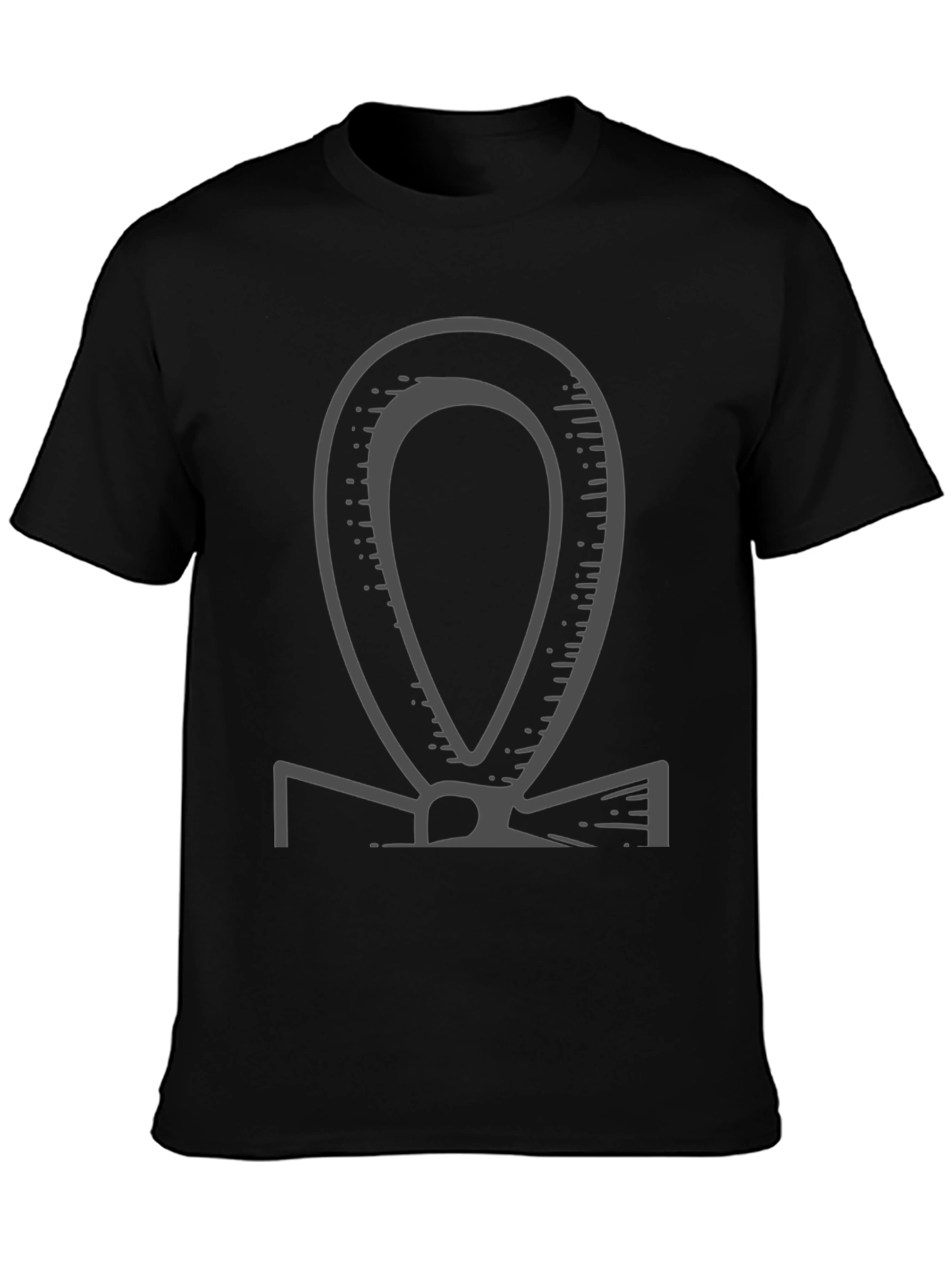 Ankh Graphic Tee - Black