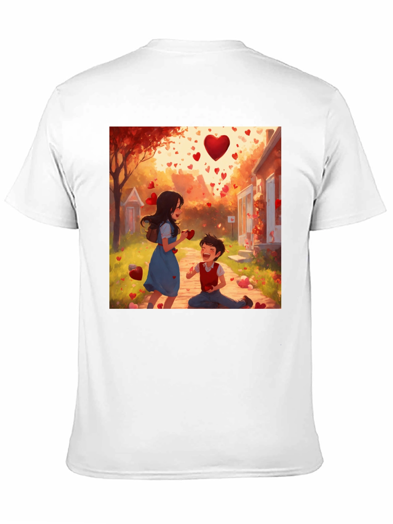 Heartfelt Love Story Graphic Tee