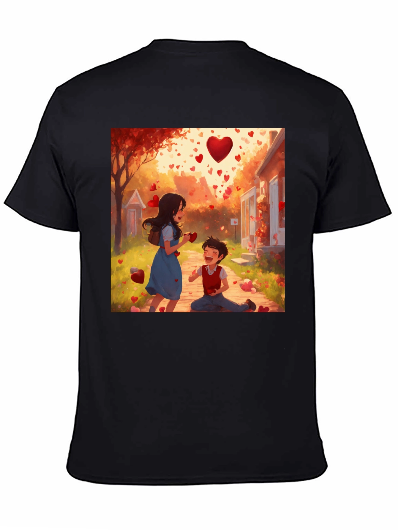 Heartfelt Love Story Graphic Tee