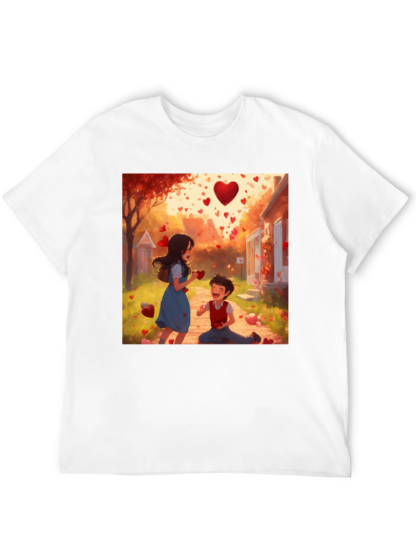 Heartfelt Love Story Graphic Tee