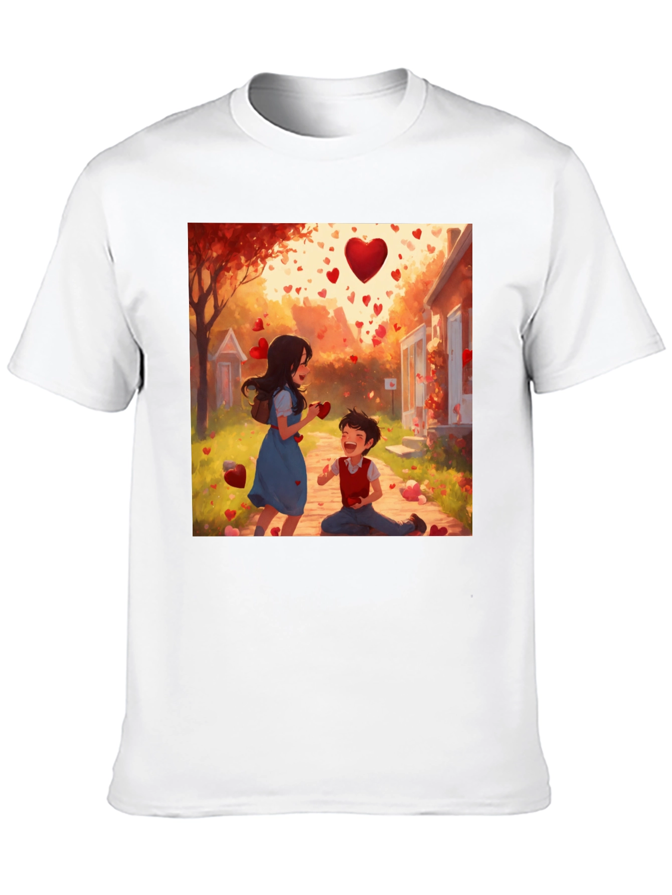 Heartfelt Love Story Graphic Tee