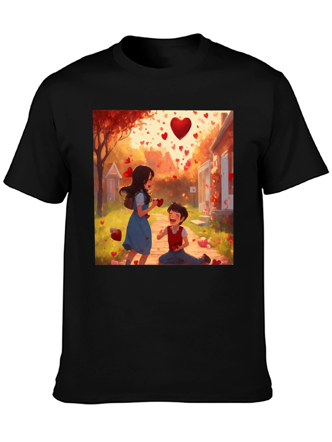 Heartfelt Love Story Graphic Tee