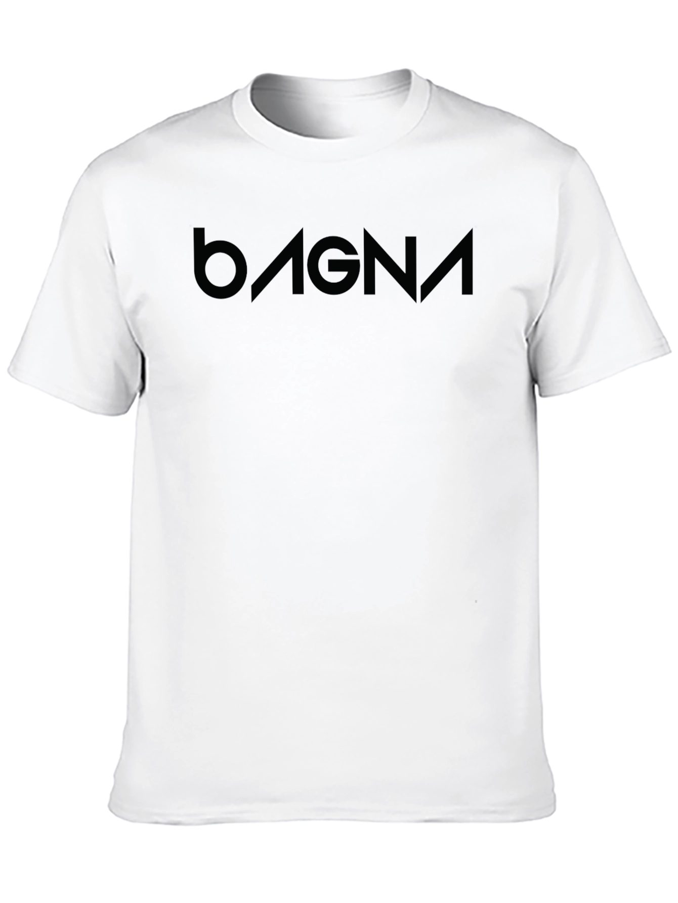 Bagna Black T-Shirt - Modern Minimalist Design