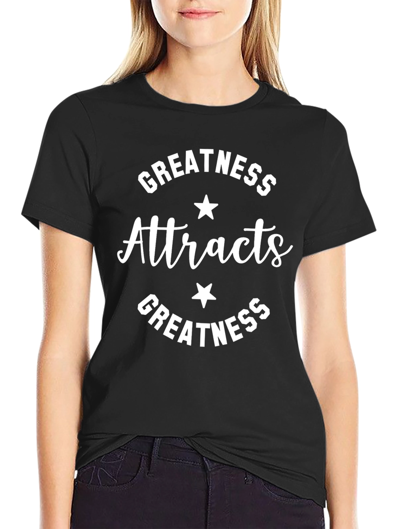 Greatness Attracts Greatness Black T-Shirt