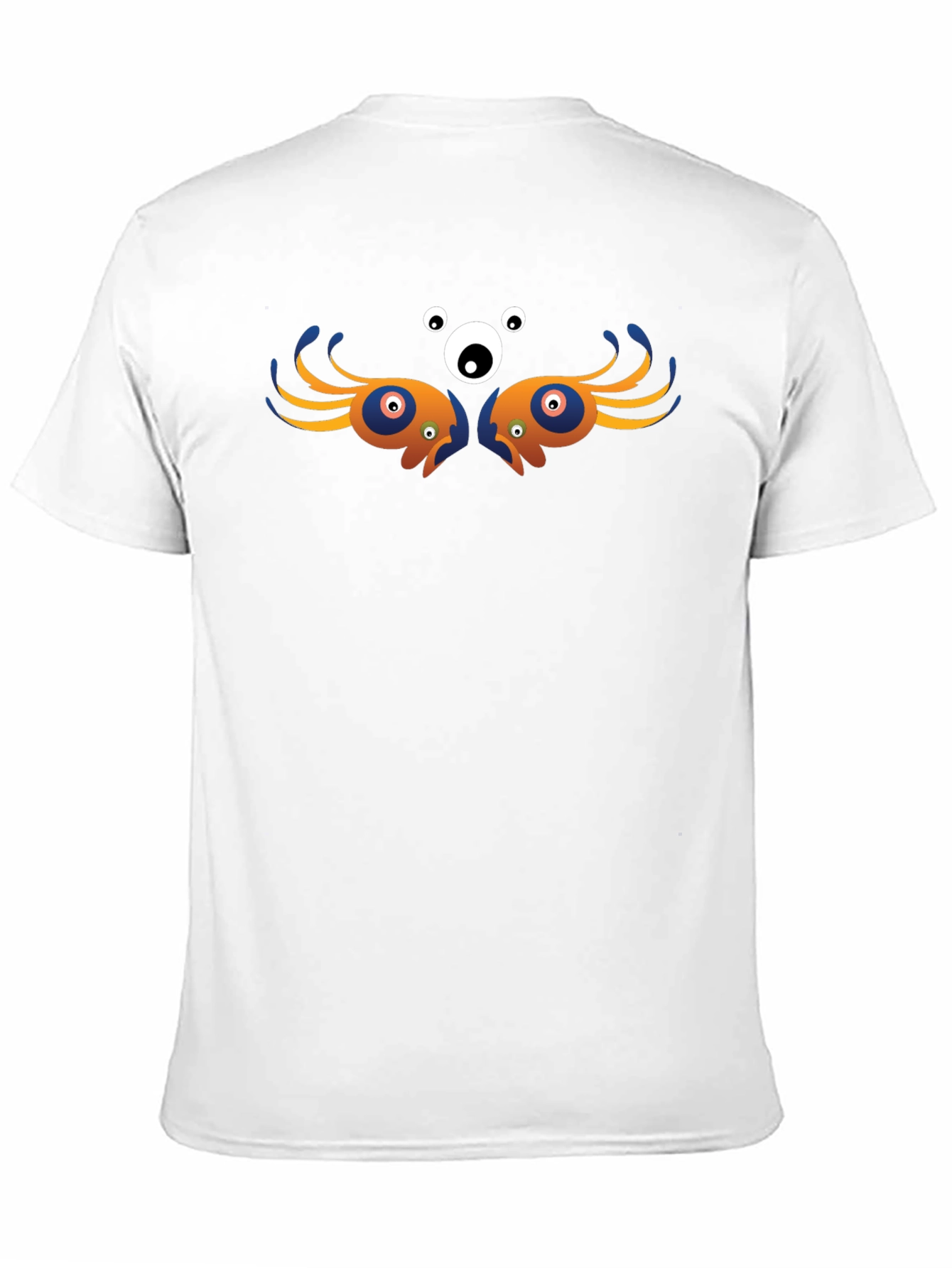 Abstract Eye Graphic Black T-Shirt