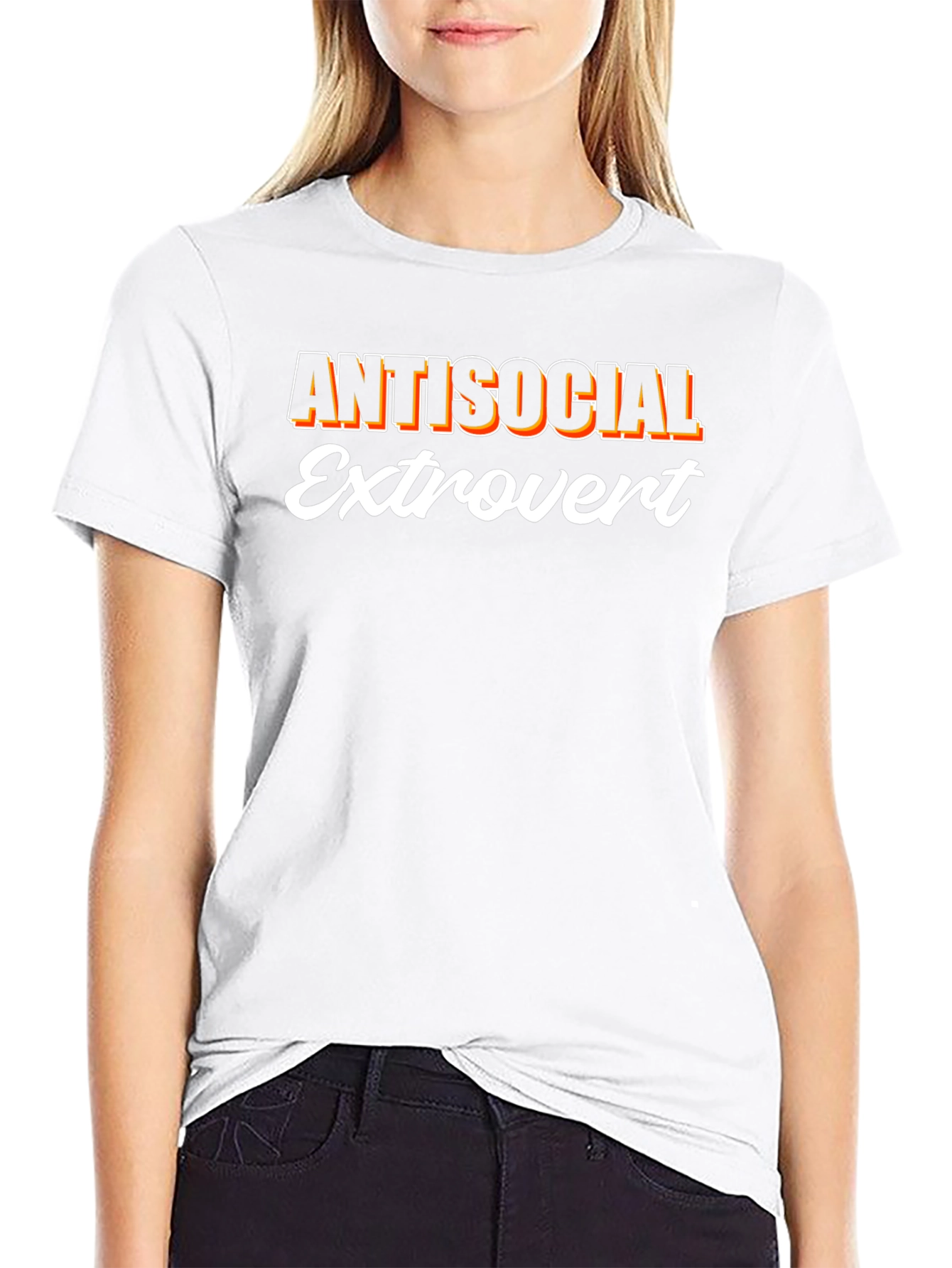 Antisocial Extrovert Graphic T-Shirt
