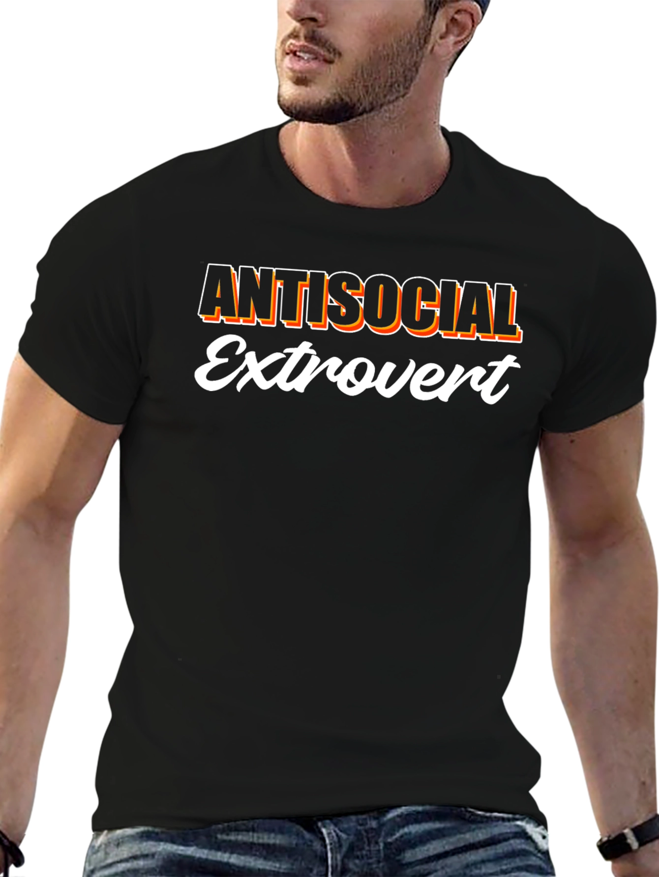 Antisocial Extrovert Graphic T-Shirt