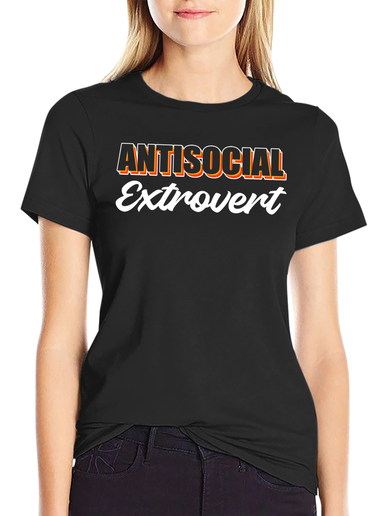 Antisocial Extrovert Graphic T-Shirt