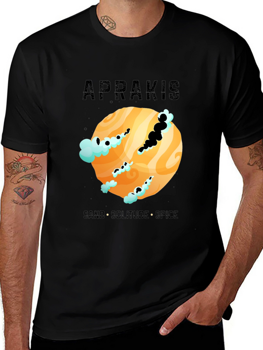 Aprakis Desert Planet Graphic T-Shirt