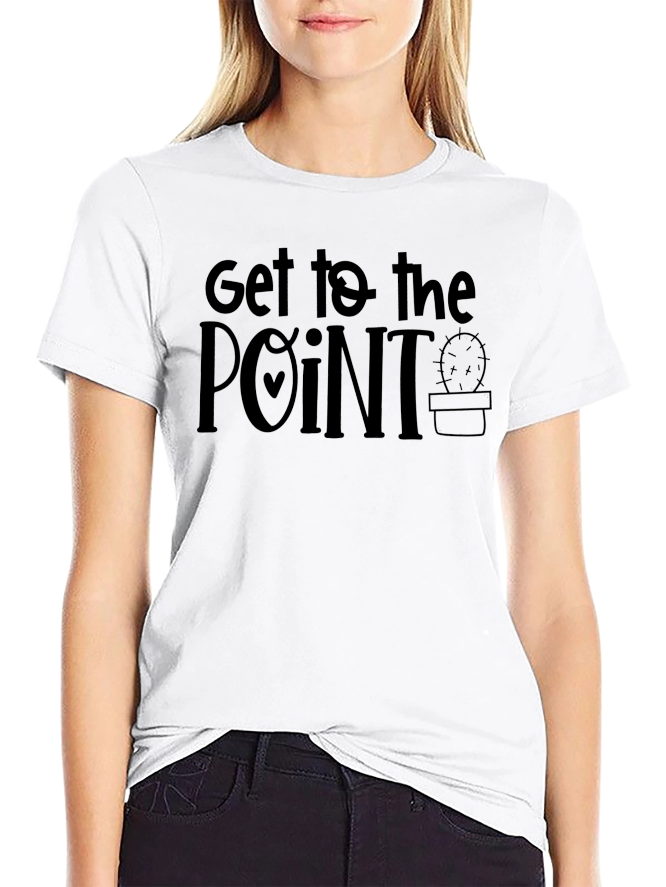 Get to the Point Graphic T-Shirt
