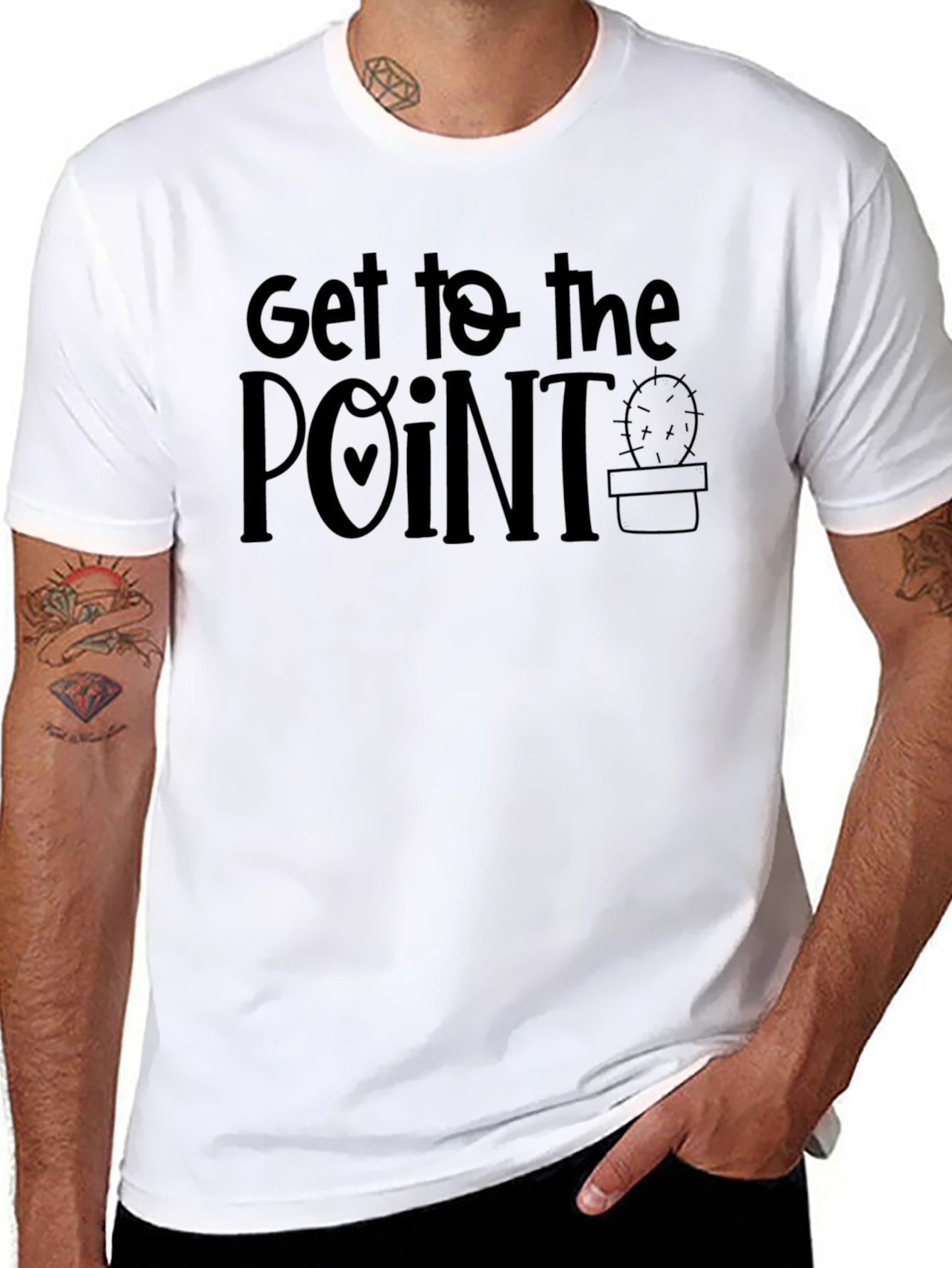 Get to the Point Graphic T-Shirt
