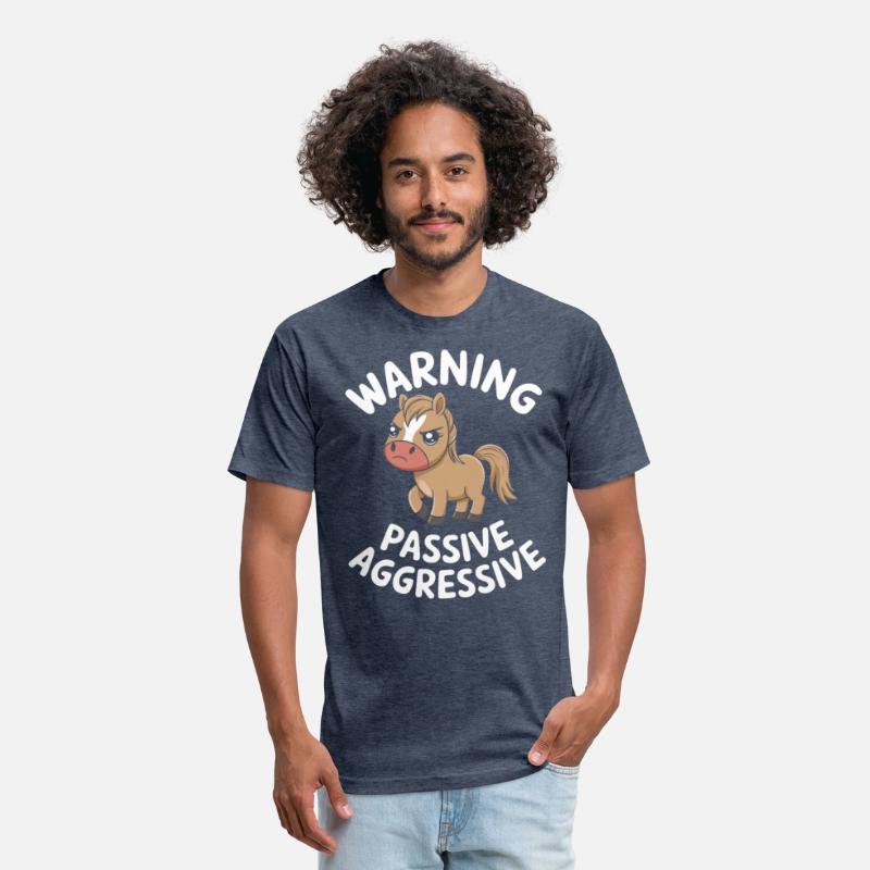 Warning Passive Aggressive Cute Horse Humor