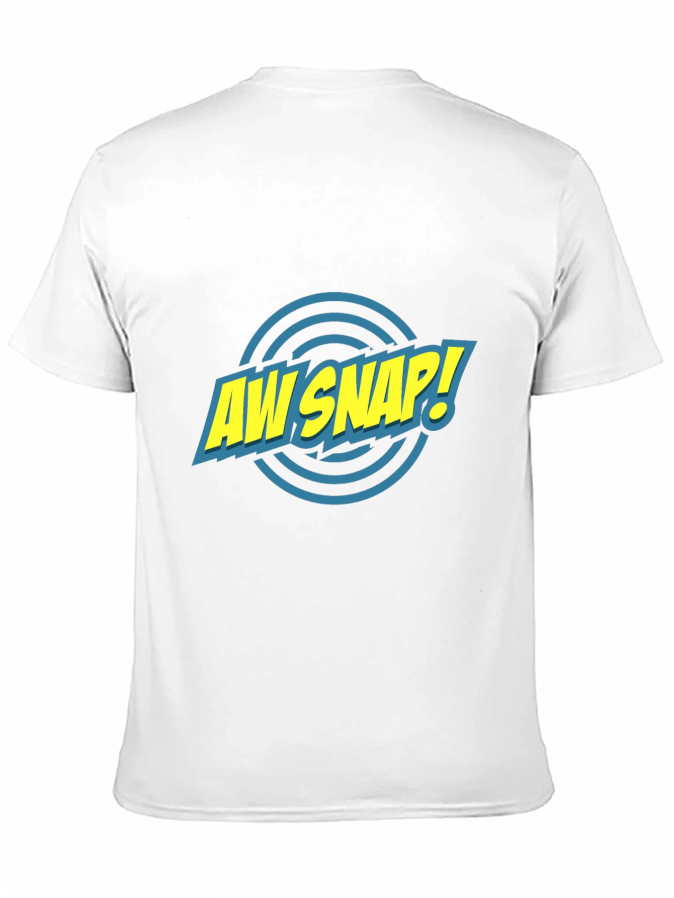 Aw Snap! Graphic Tee - Comic Style Black T-Shirt