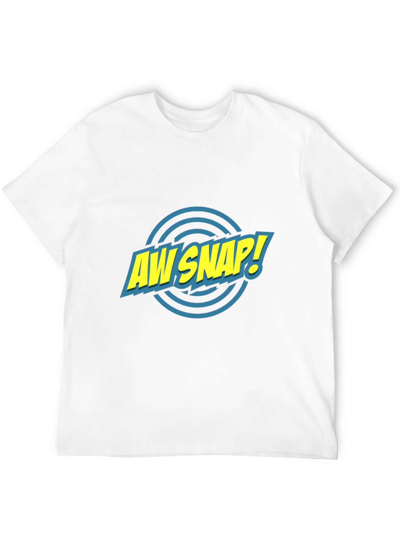 Aw Snap! Graphic Tee - Comic Style Black T-Shirt