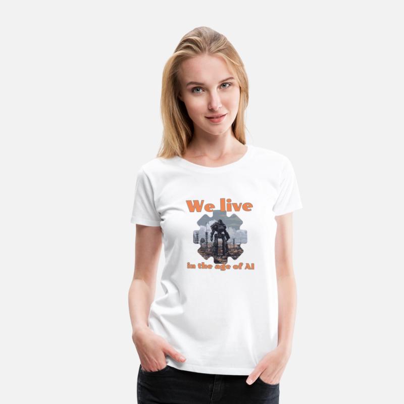 we live in the age of ai t shirt design templat
