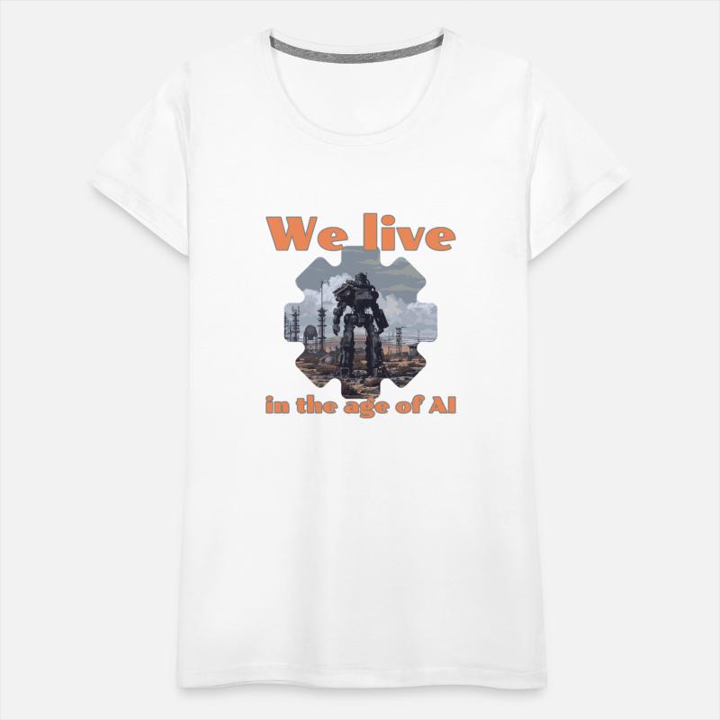 we live in the age of ai t shirt design templat