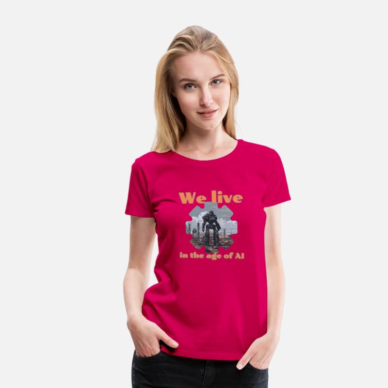 we live in the age of ai t shirt design templat