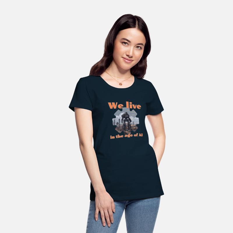 we live in the age of ai t shirt design templat