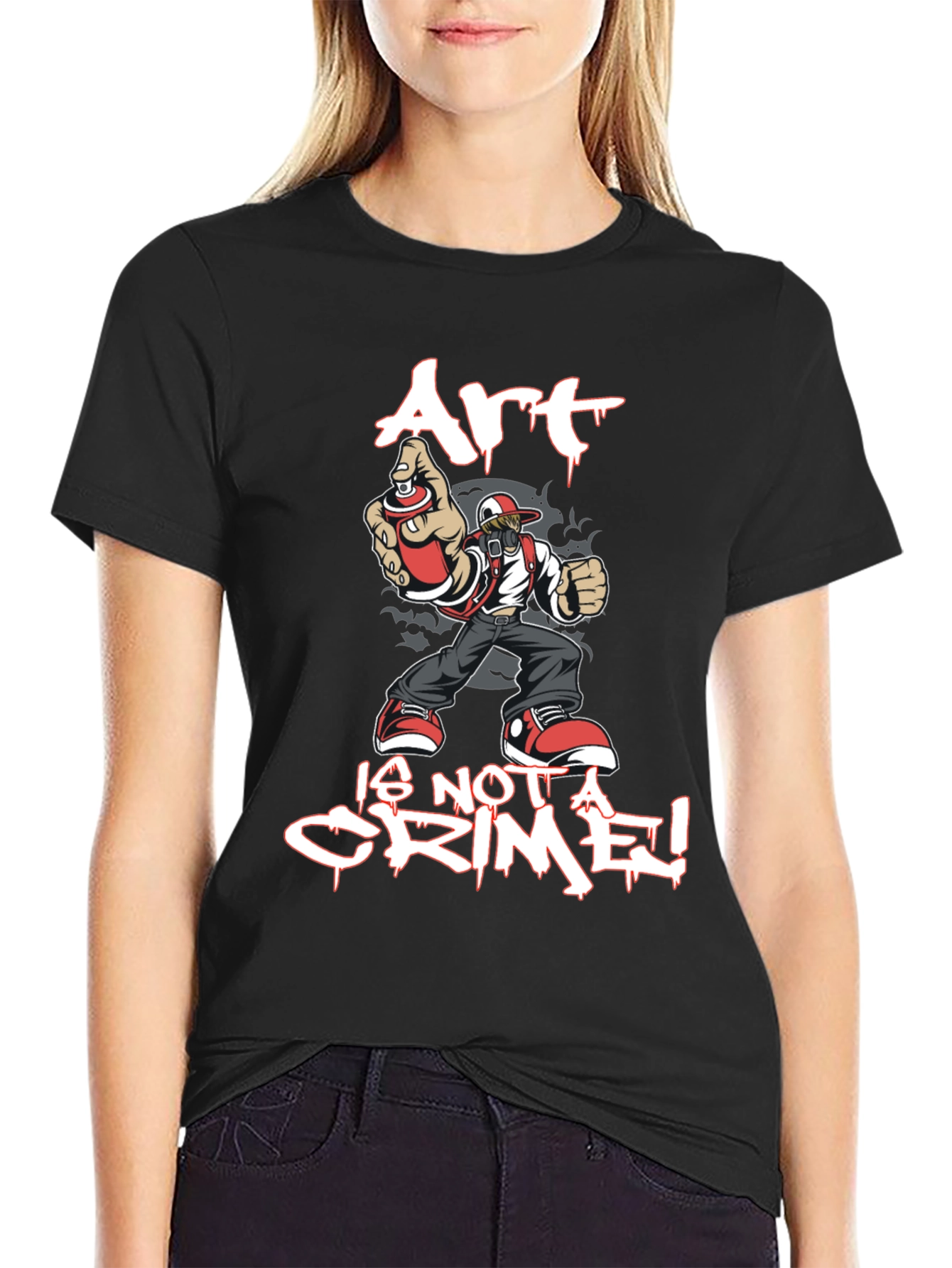 Art is Not a Crime Graphic T-Shirt