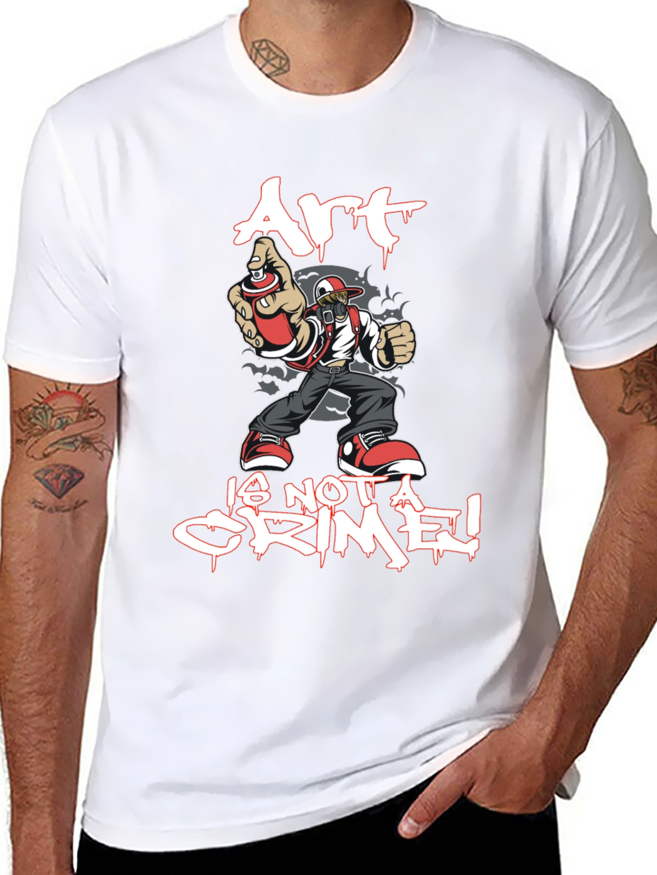Art is Not a Crime Graphic T-Shirt