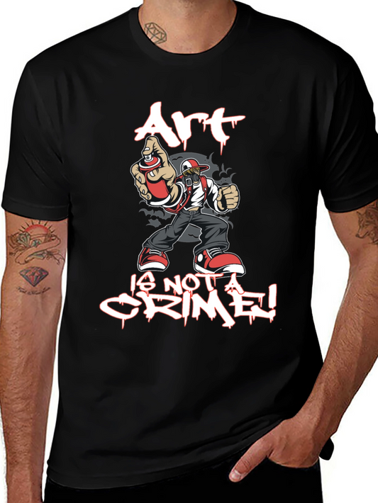 Art is Not a Crime Graphic T-Shirt
