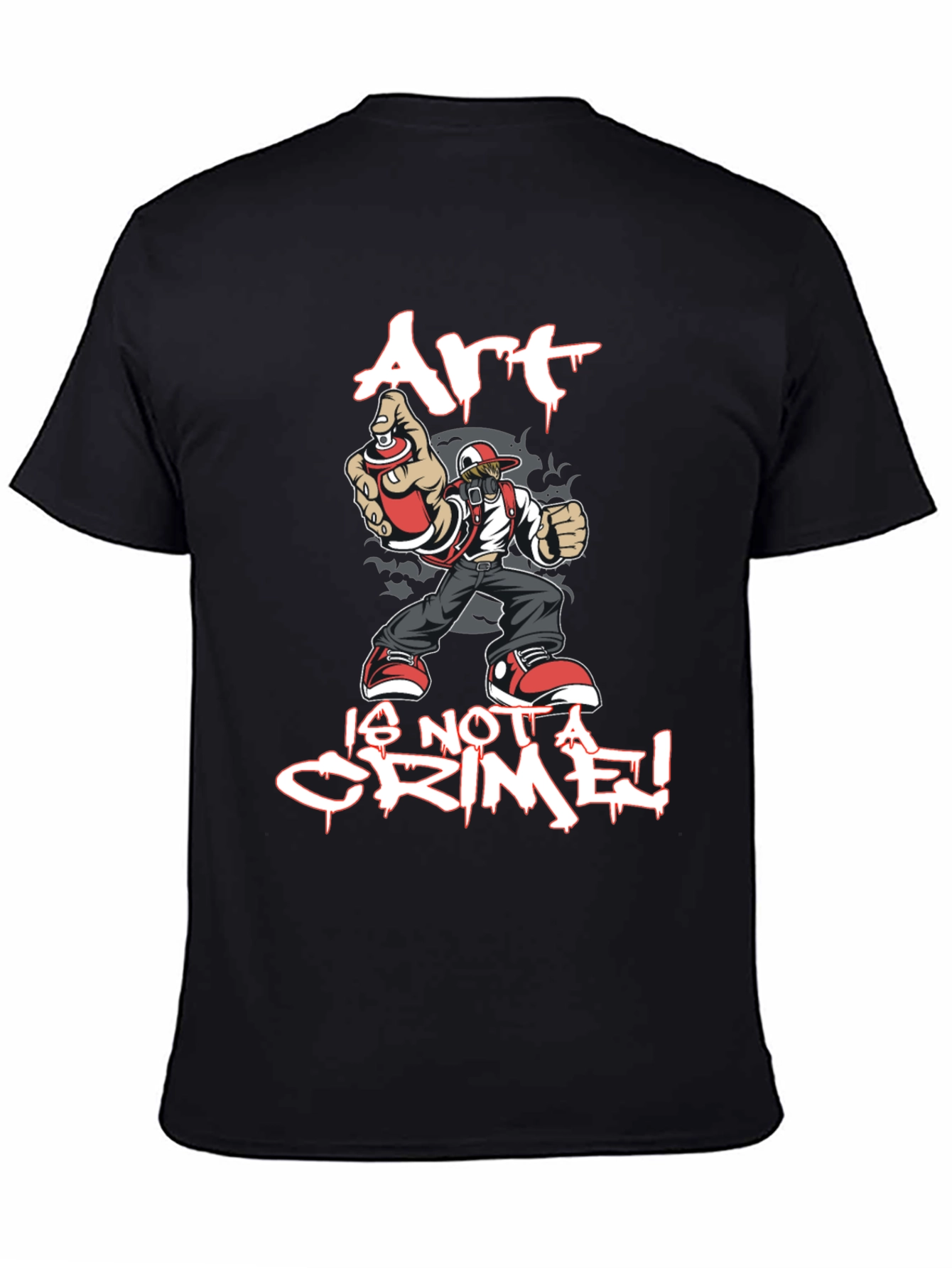 Art is Not a Crime Graphic T-Shirt