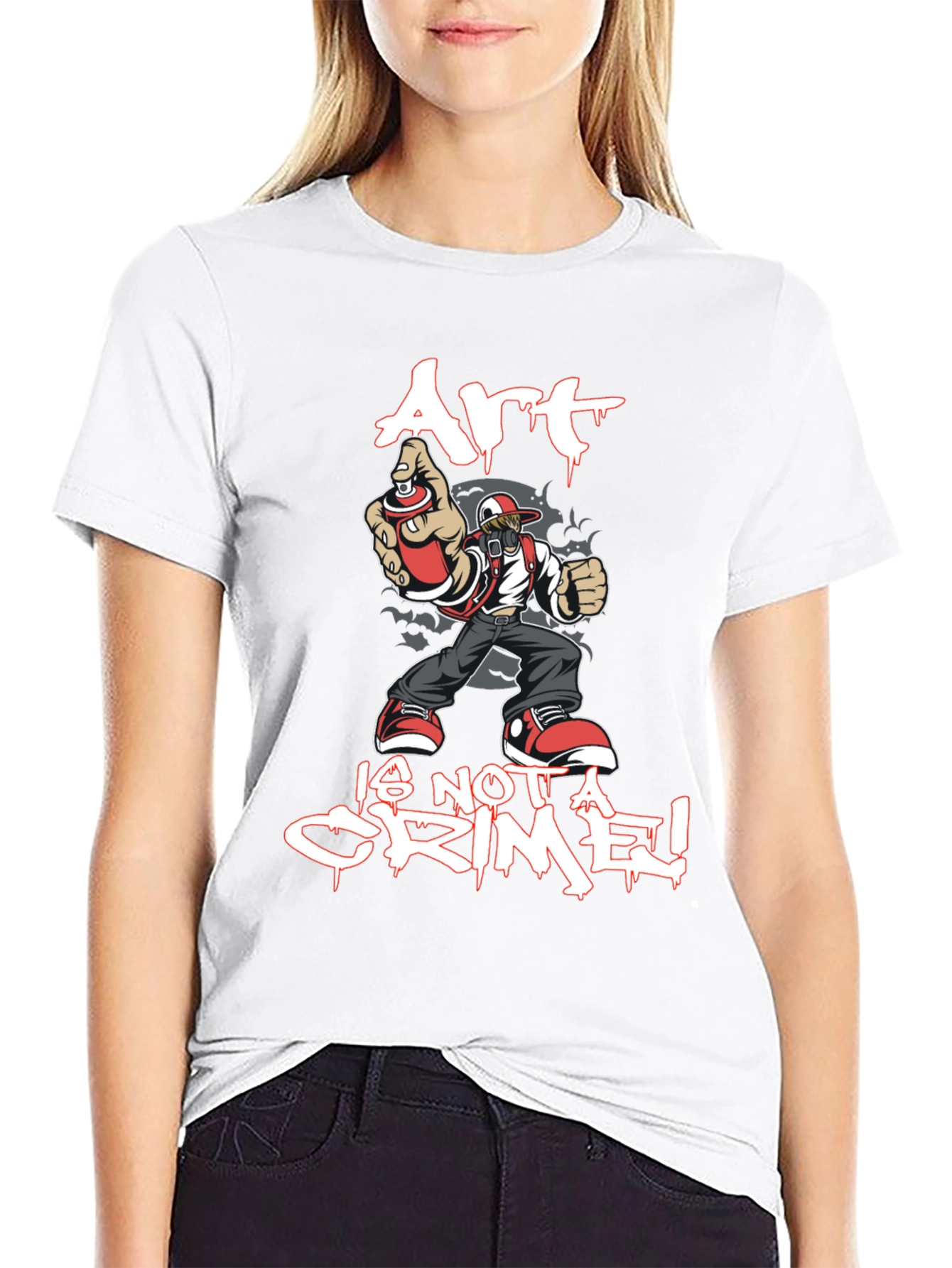 Art is Not a Crime Graphic T-Shirt