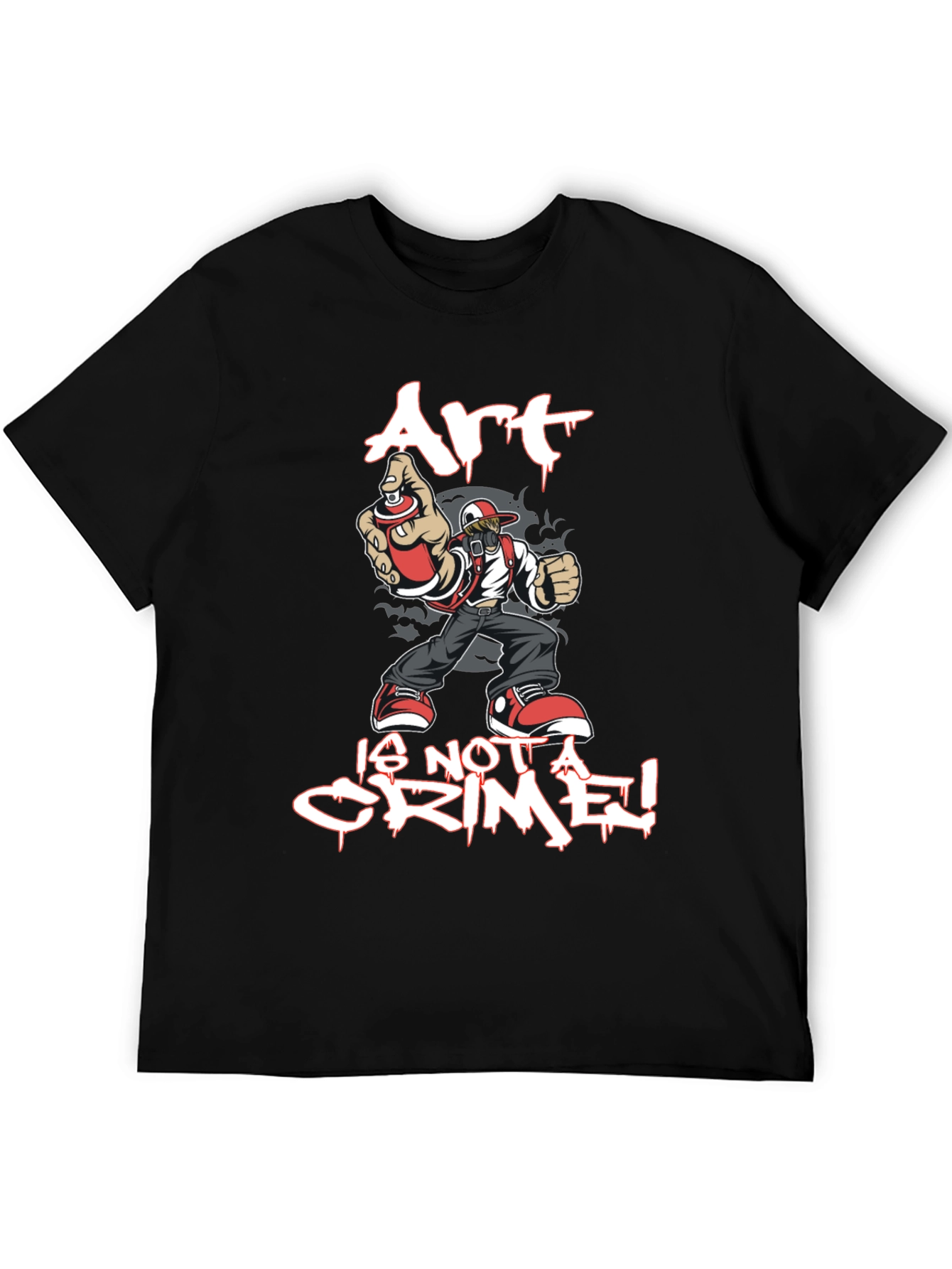 Art is Not a Crime Graphic T-Shirt