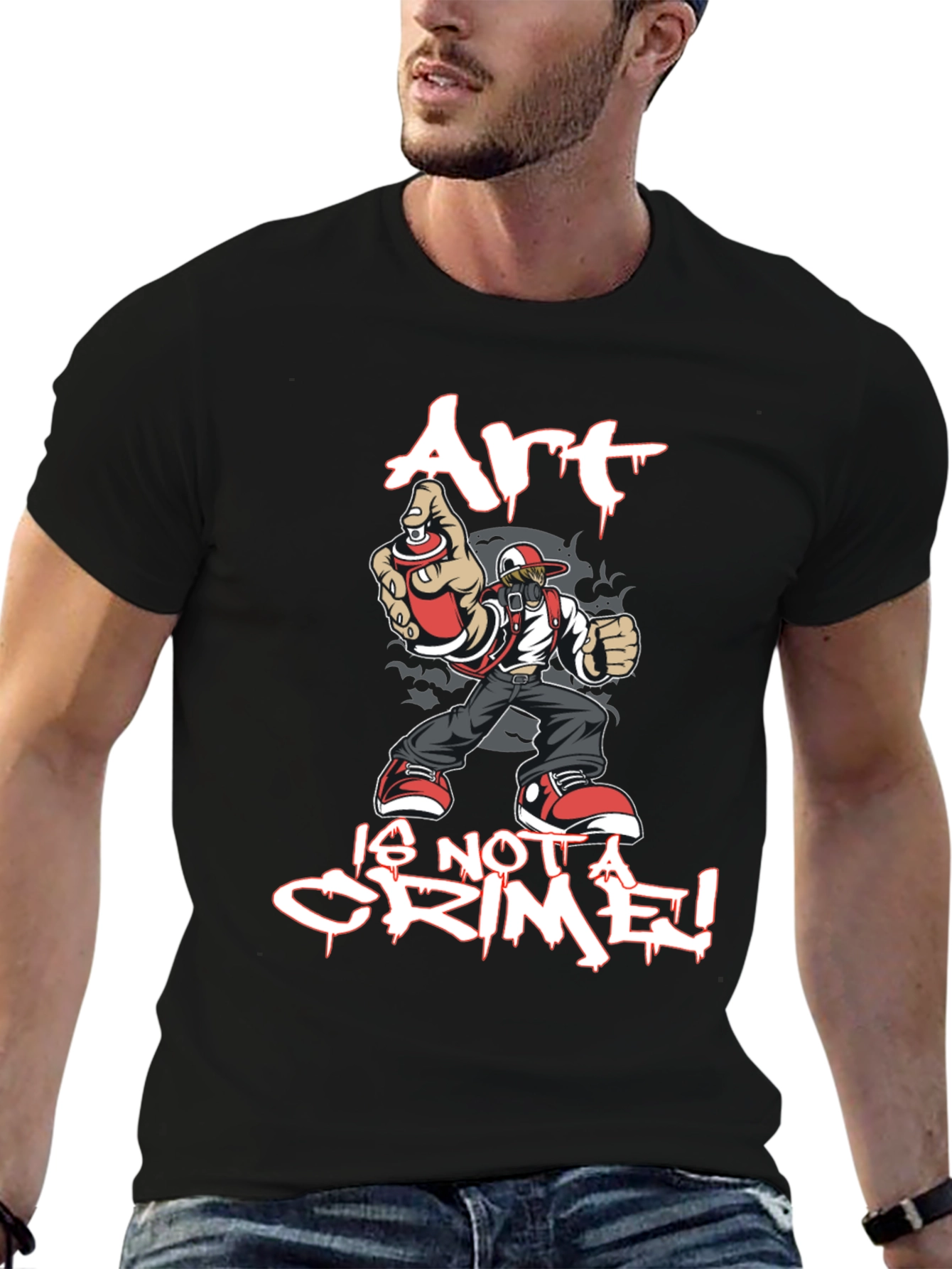 Art is Not a Crime Graphic T-Shirt