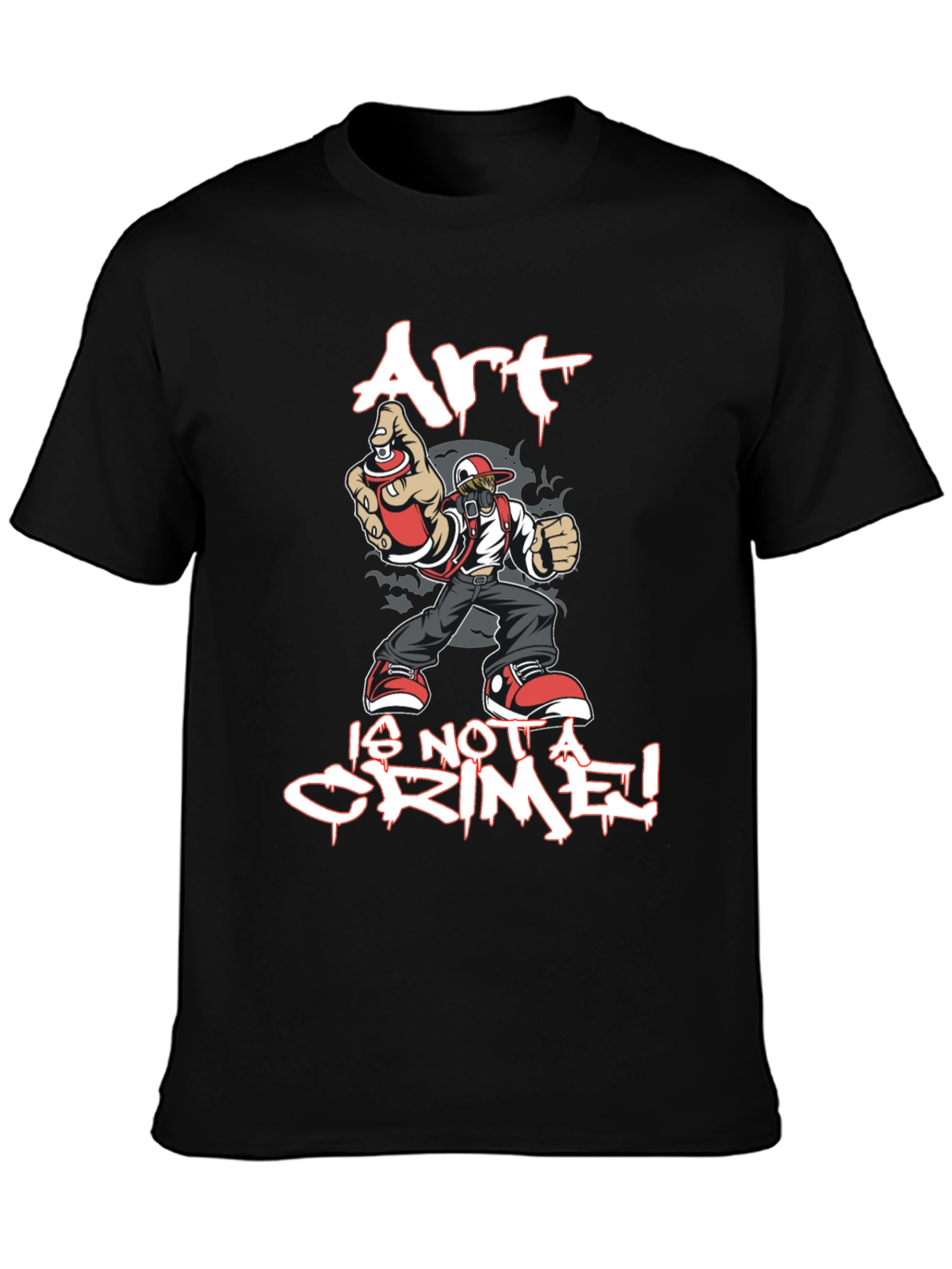 Art is Not a Crime Graphic T-Shirt