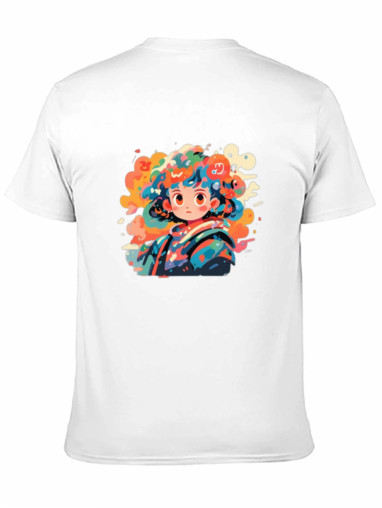 Anime Girl Graphic Tee - Unique Artistic Design