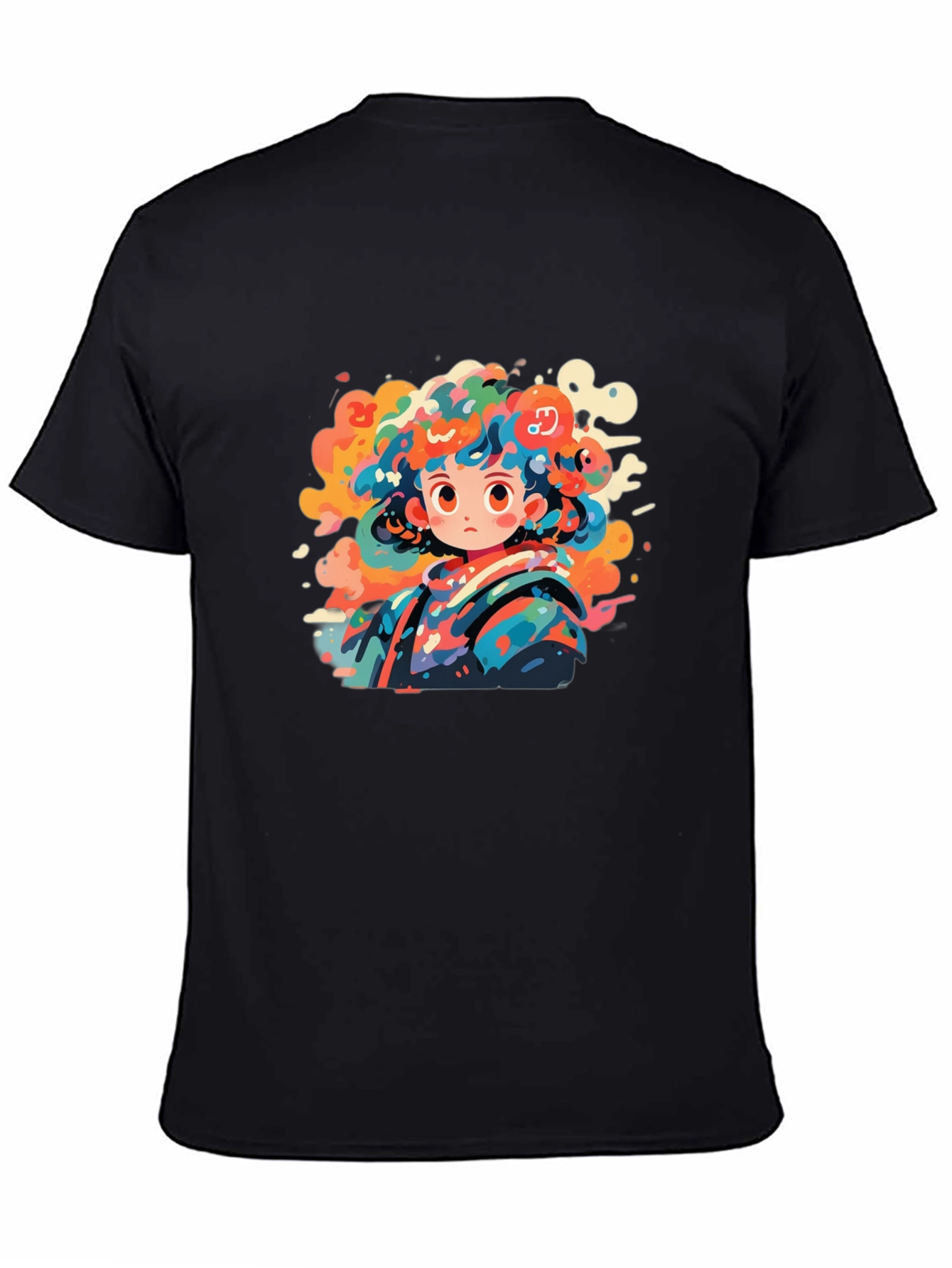 Anime Girl Graphic Tee - Unique Artistic Design