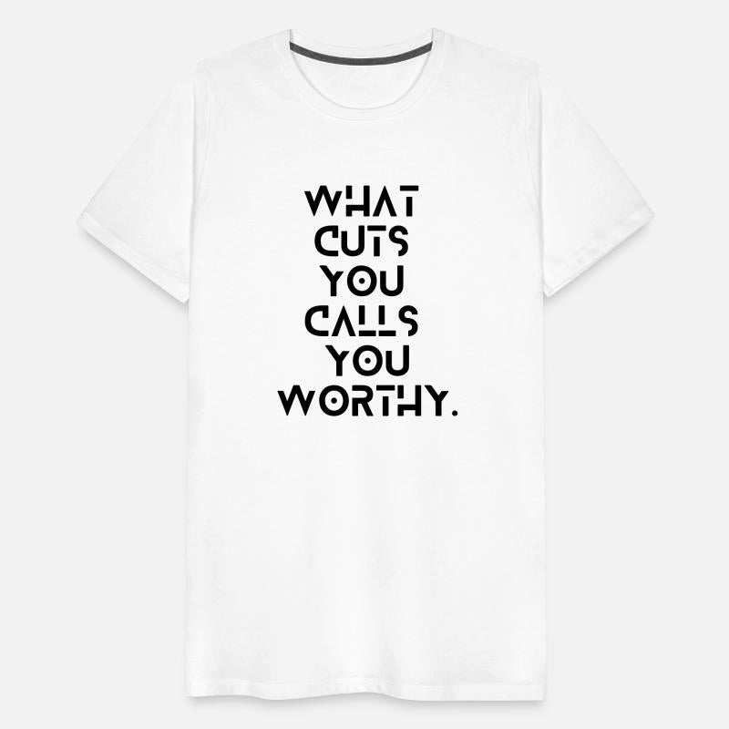 What Cuts You—black on white.