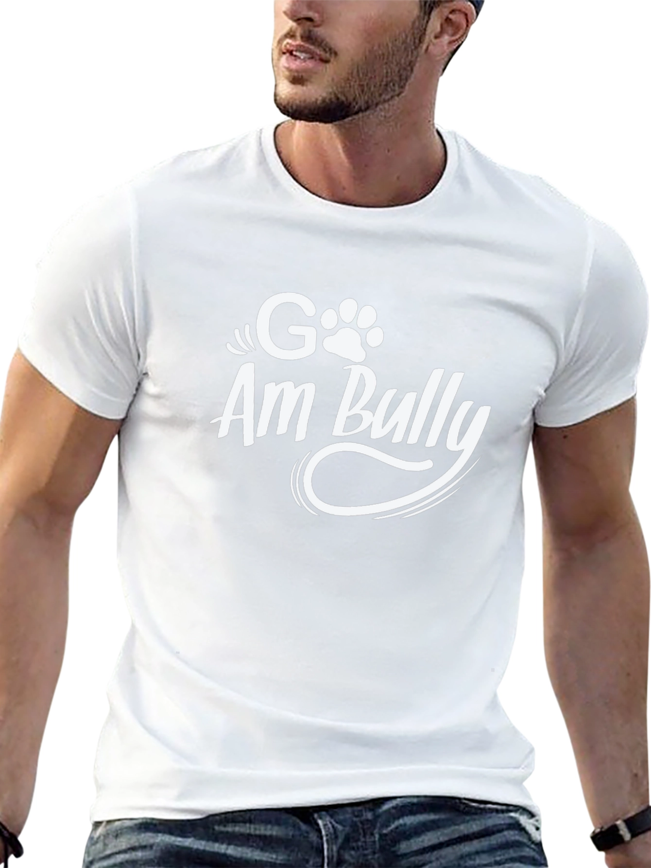 G Am Bully Black T-Shirt - Dog Lover Tee