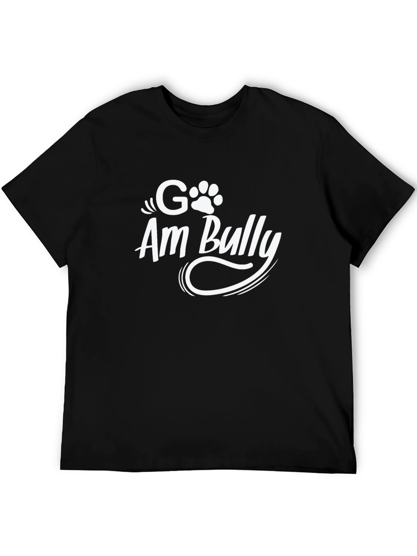 G Am Bully Black T-Shirt - Dog Lover Tee