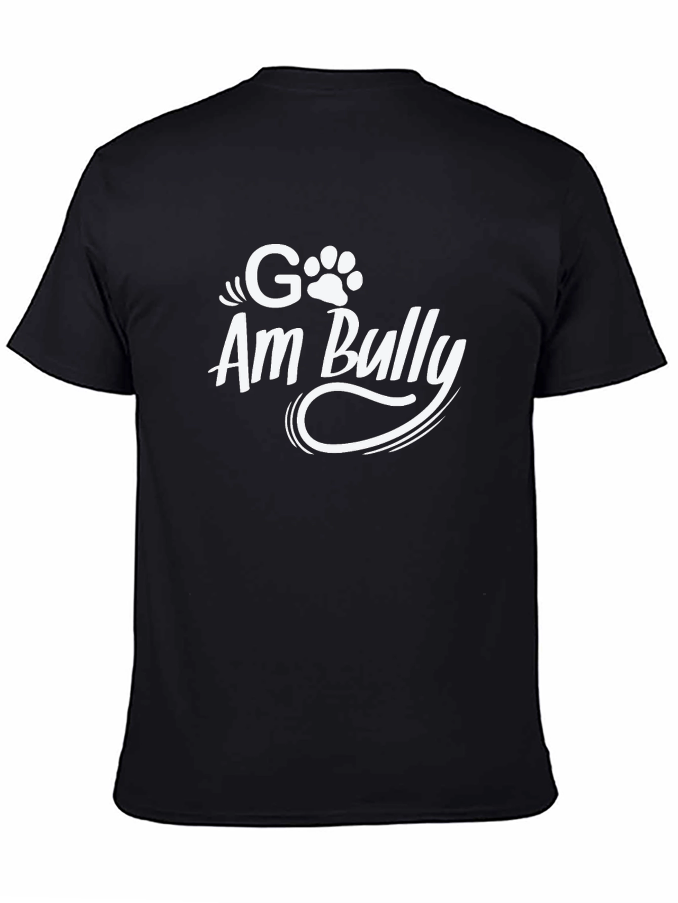 G Am Bully Black T-Shirt - Dog Lover Tee