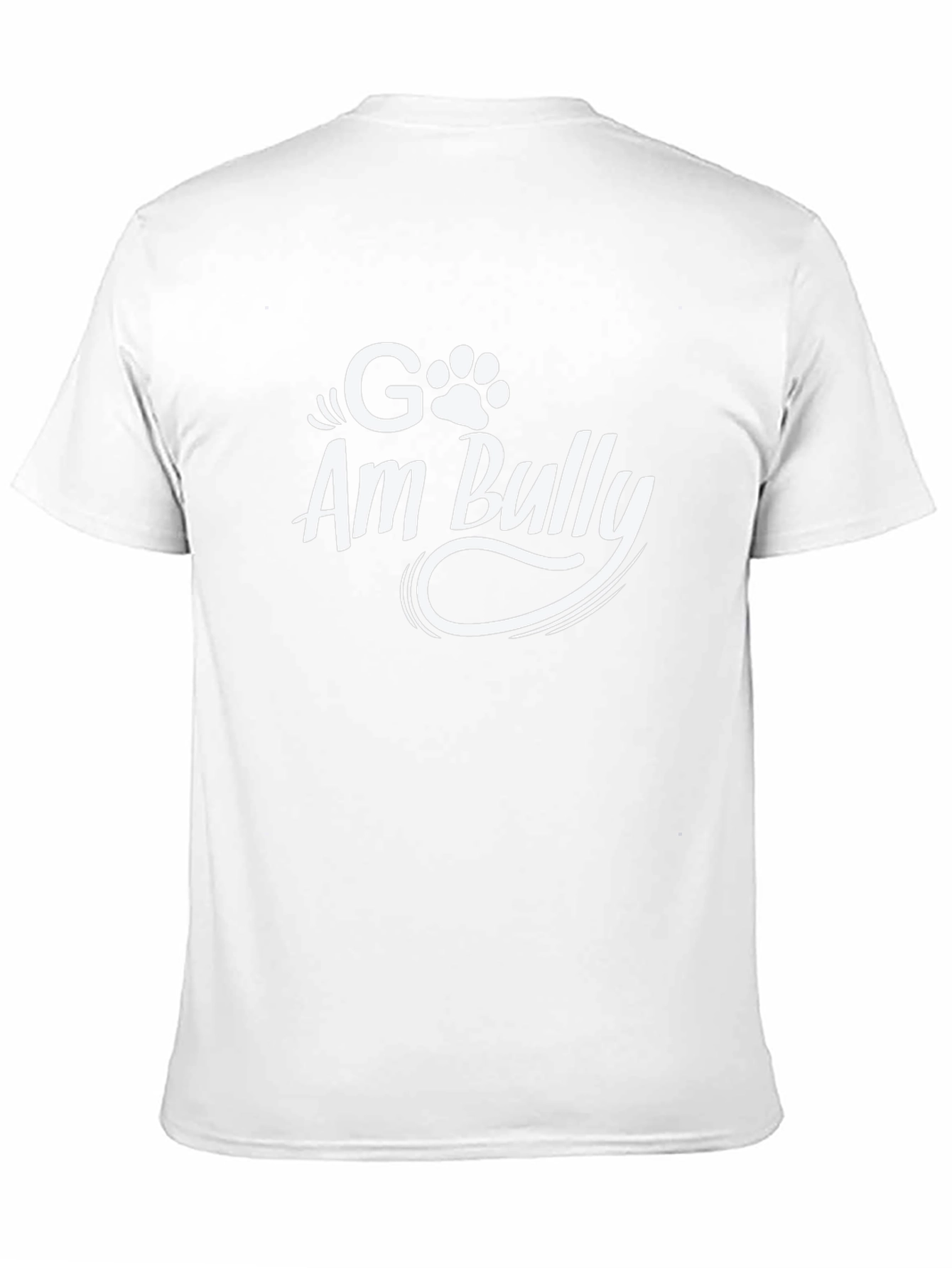 G Am Bully Black T-Shirt - Dog Lover Tee