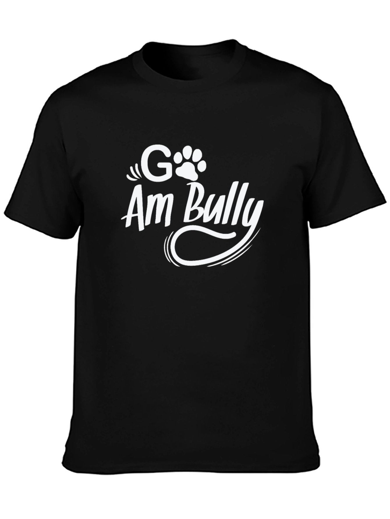 G Am Bully Black T-Shirt - Dog Lover Tee