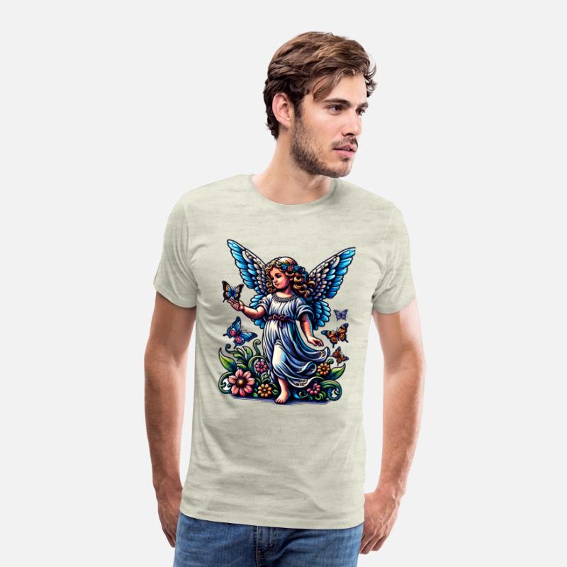 Whimsical Angel and Butterflies – Vintage Fantasy